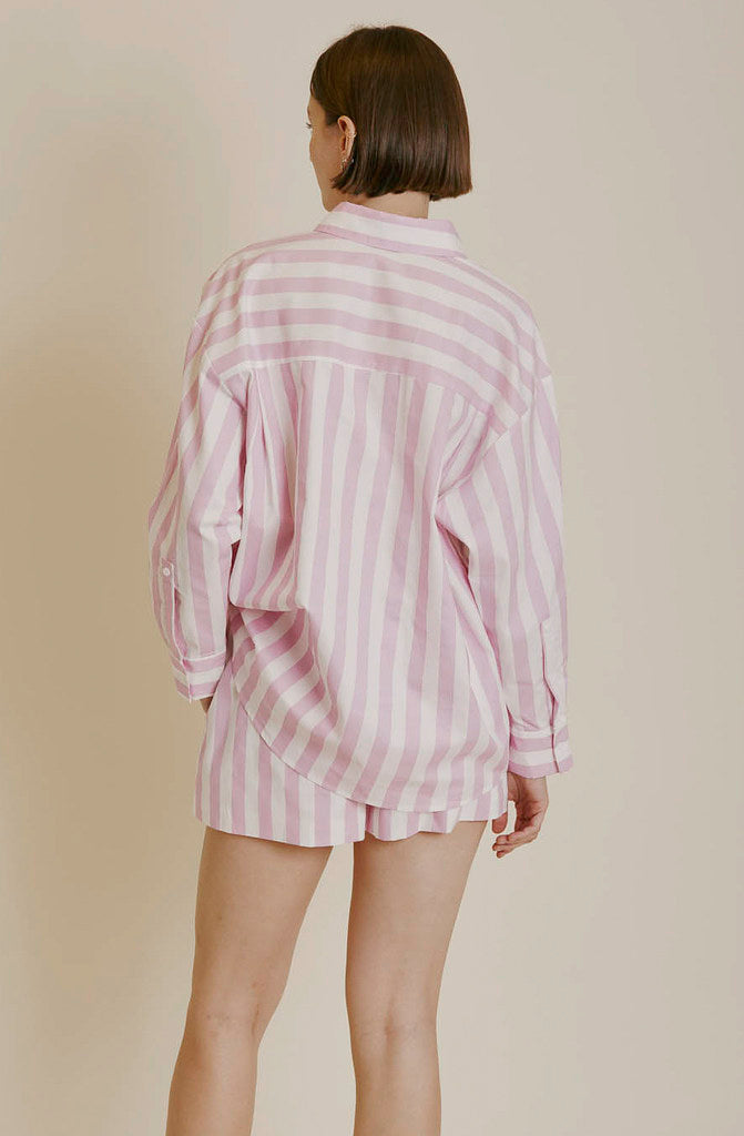 THE ISABEL STRIPED BUTTON UP