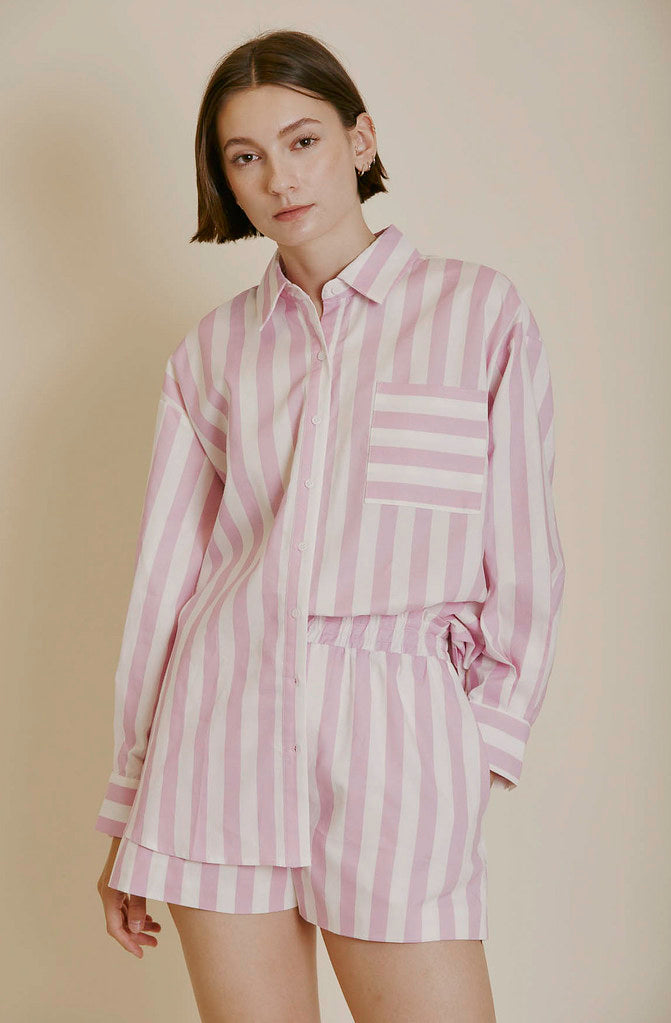 THE ISABEL STRIPED BUTTON UP