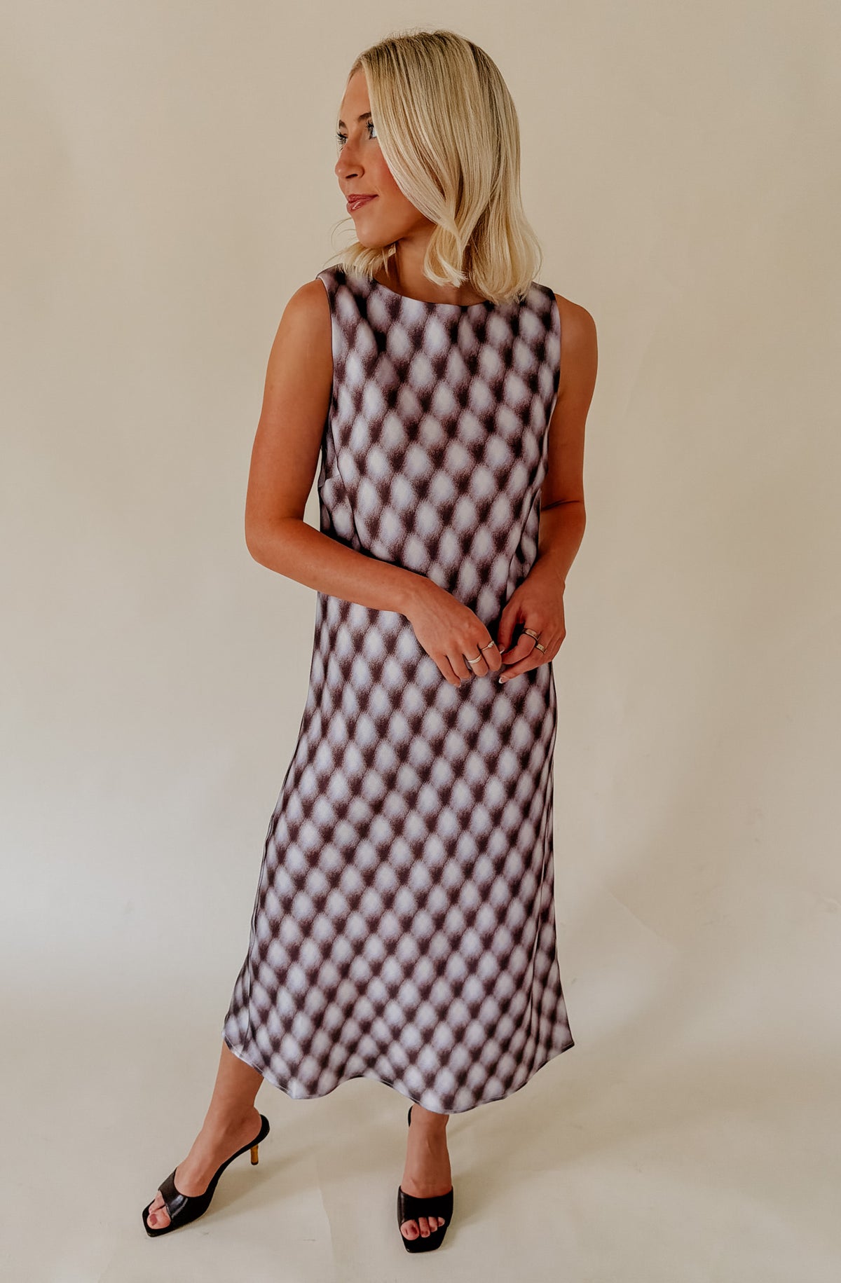 LUCY PARIS MEILINE MIDI DRESS
