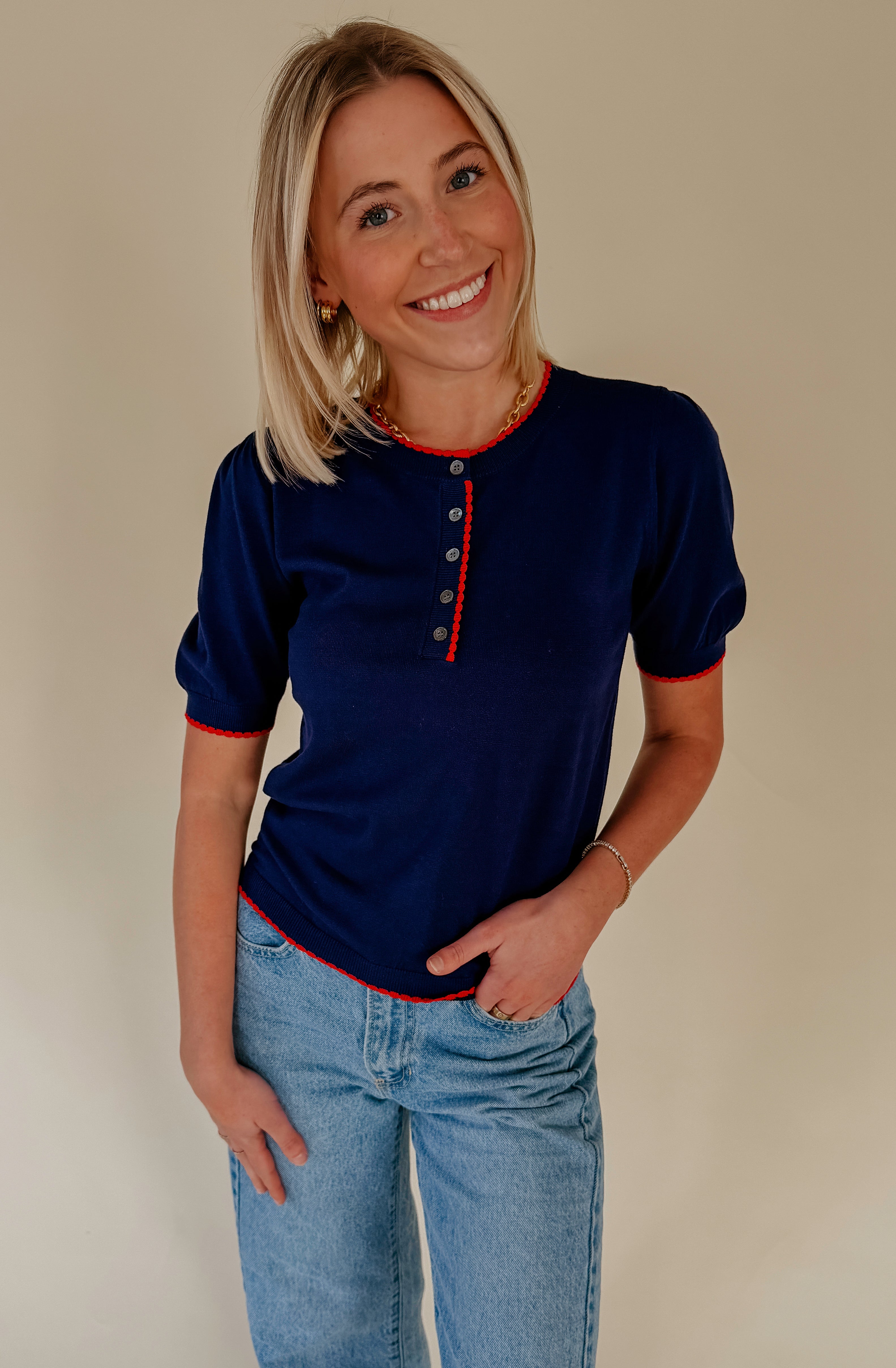 LOVE TO SEE IT KNIT SWEATER