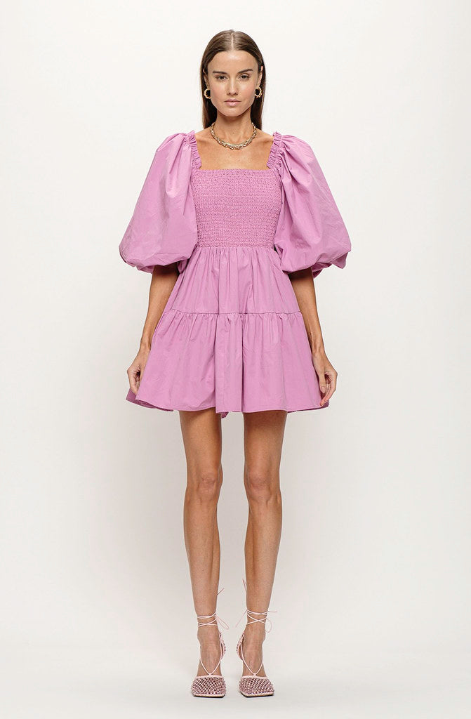 THE MADI PUFF SLEEVE DRESS