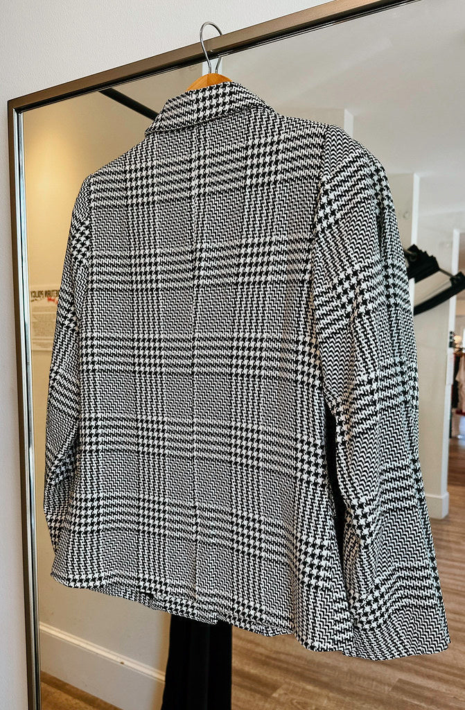 PLAID REPUTATION BLAZER