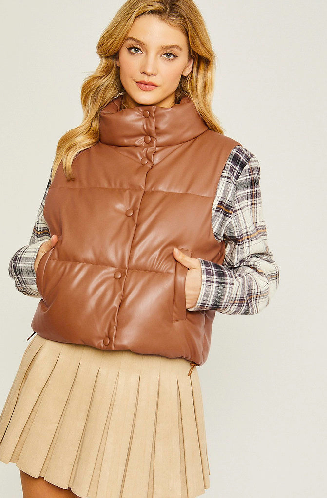 VEST OF BOTH WORLDS PUFFER VEST