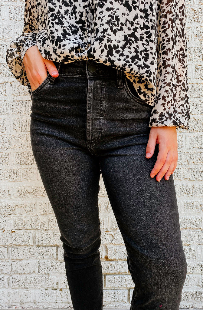 KUT ROSA HIGH RISE VINTAGE CROP FLARE