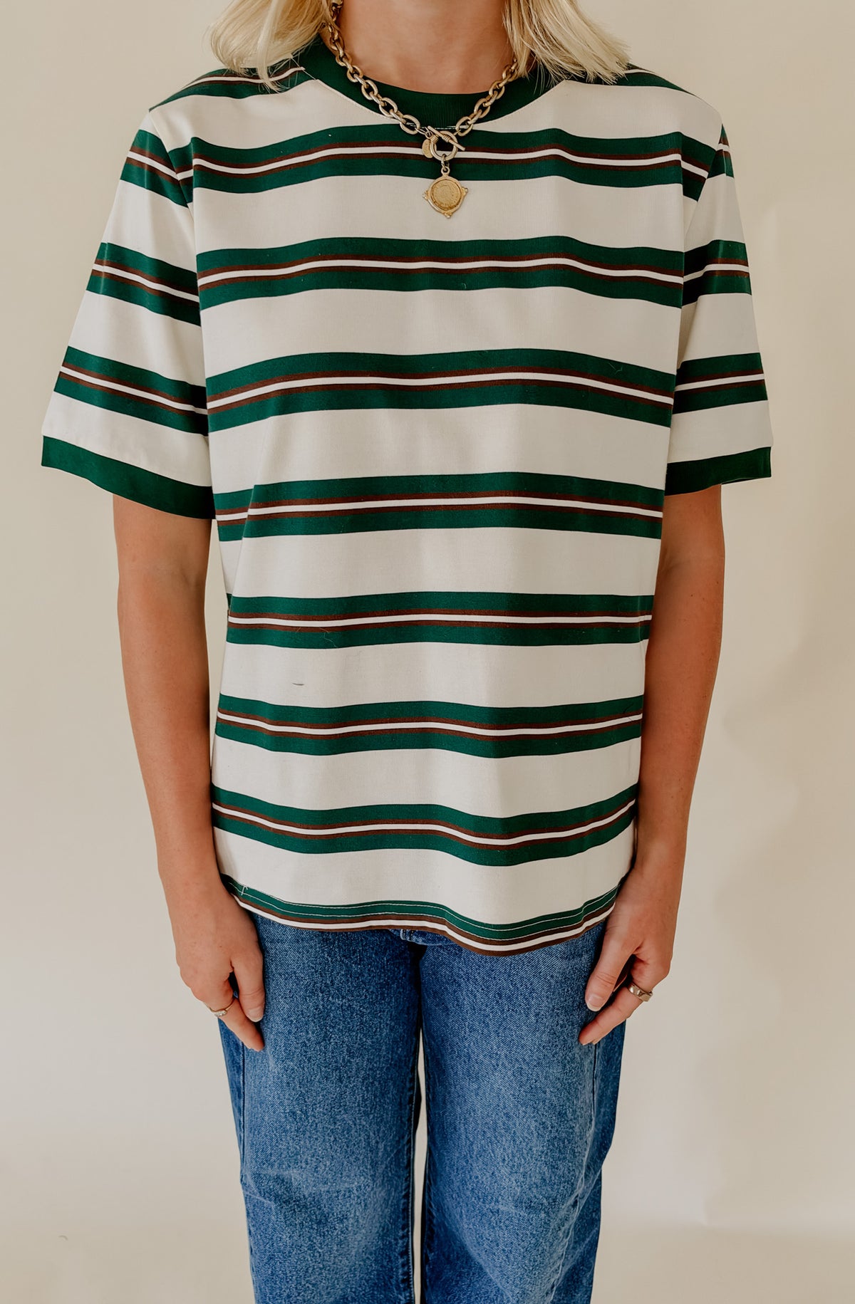 RELAXED STRIPED TEE