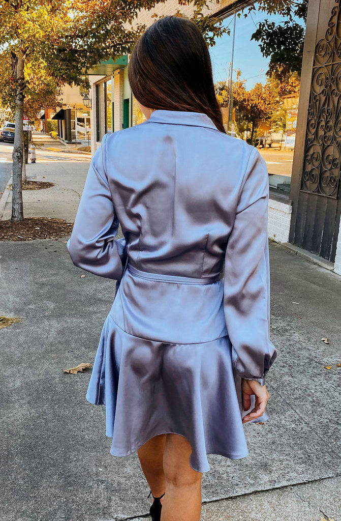 LUCY PARIS ADONIA WRAP DRESS