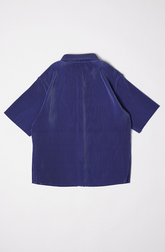 THE MASON PLISSE BUTTONED TOP