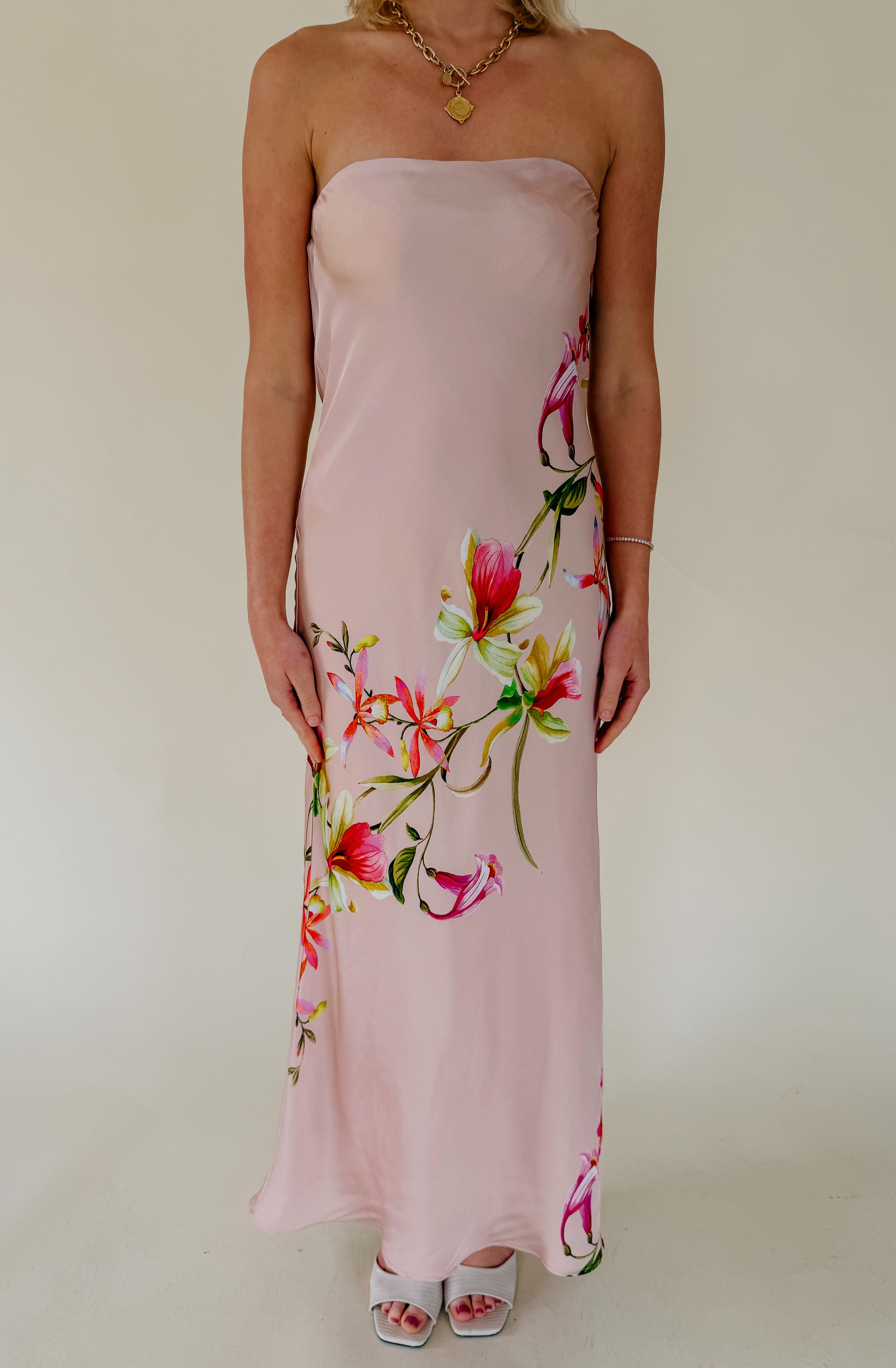 LAVENDER BROWN TALIA MAXI DRESS