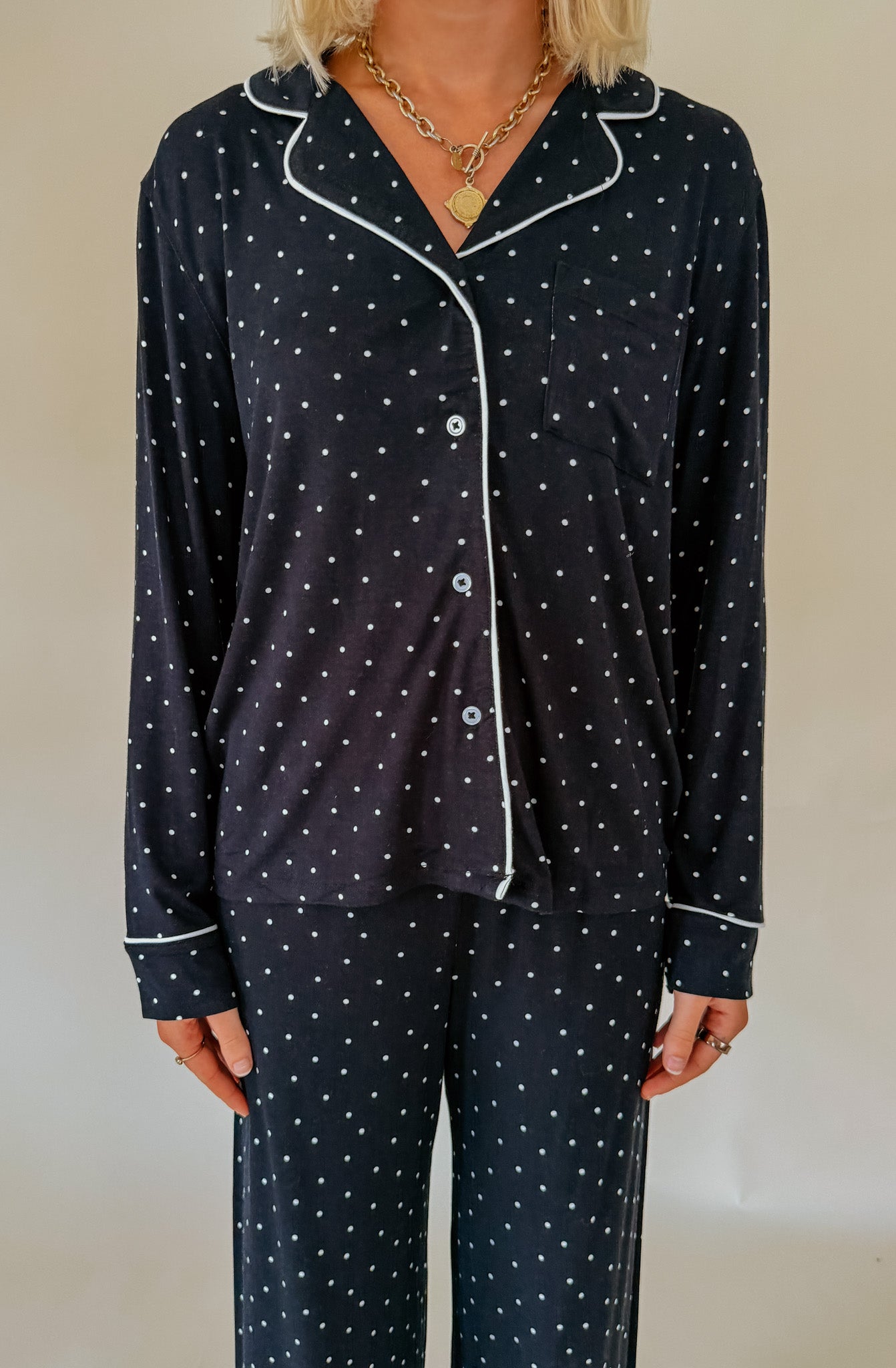 Z SUPPLY LUXE DOT PJ TOP