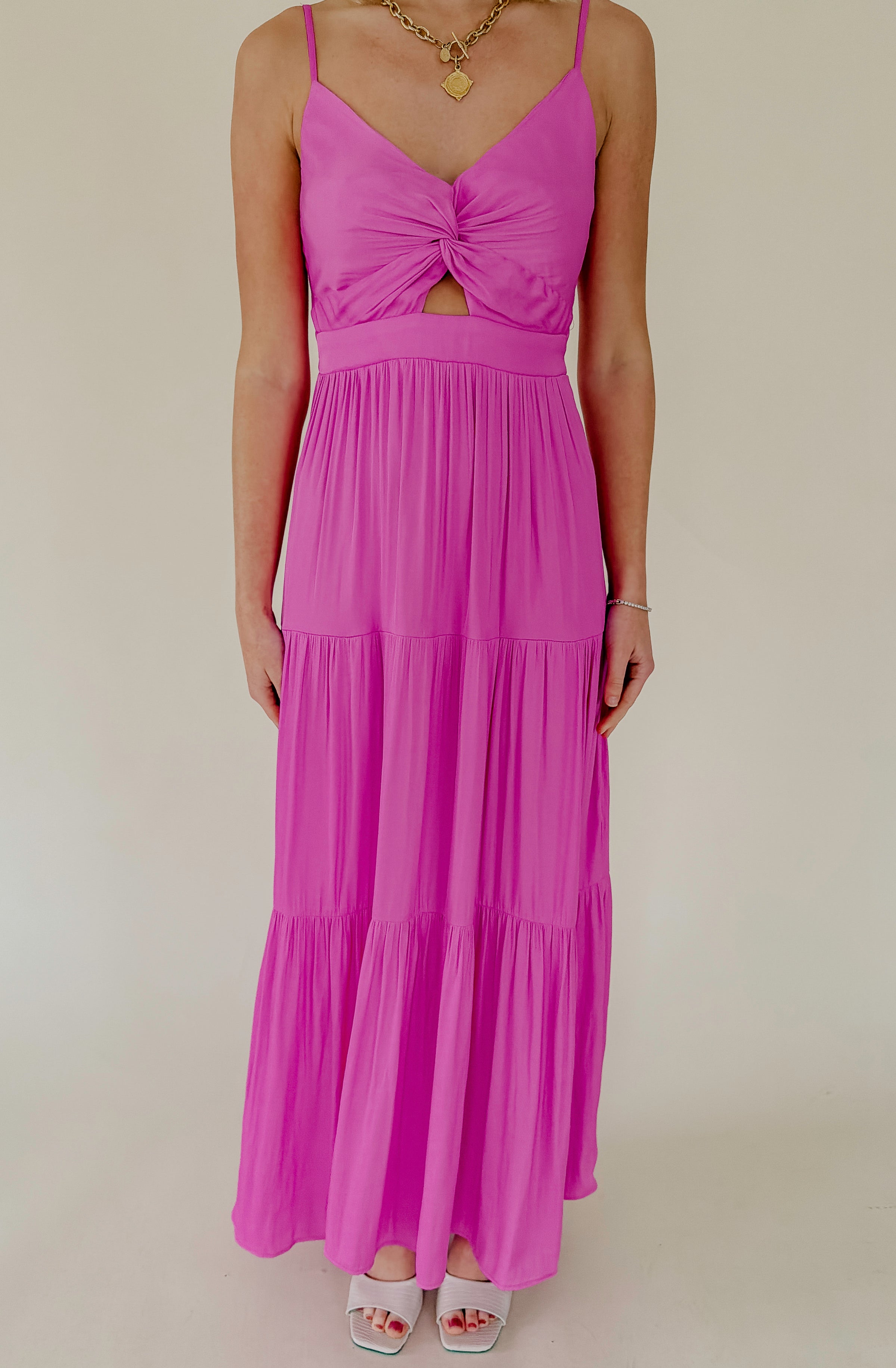 LAVENDER BROWN AURORA DRESS