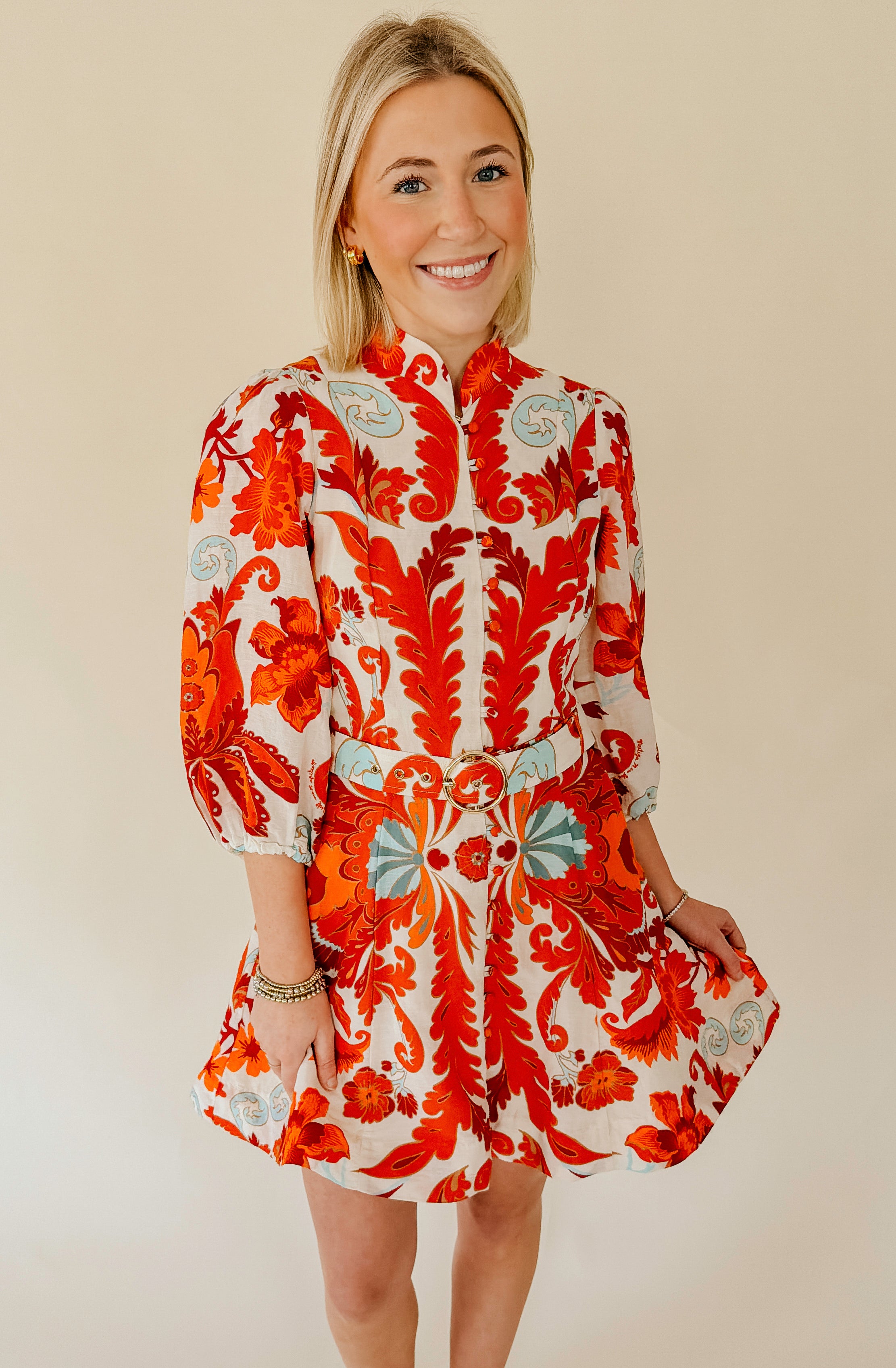 mestiza floral mini dress Valencia Mini Dress 6 / Rossa Waltz