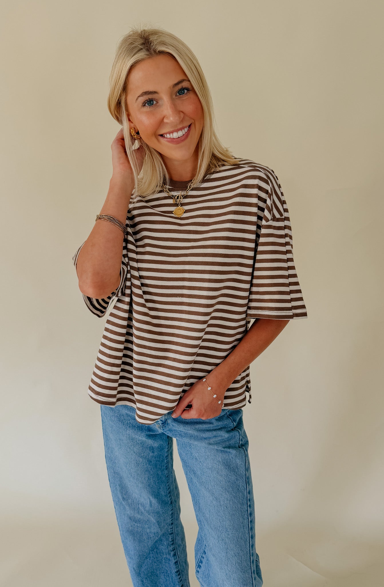 THE MAX RELAXED STRIPED TEE