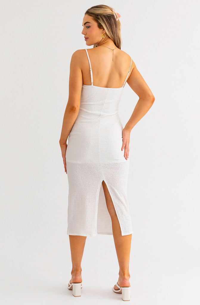 BEACHSIDE HAPPY HOUR MIDI DRESS