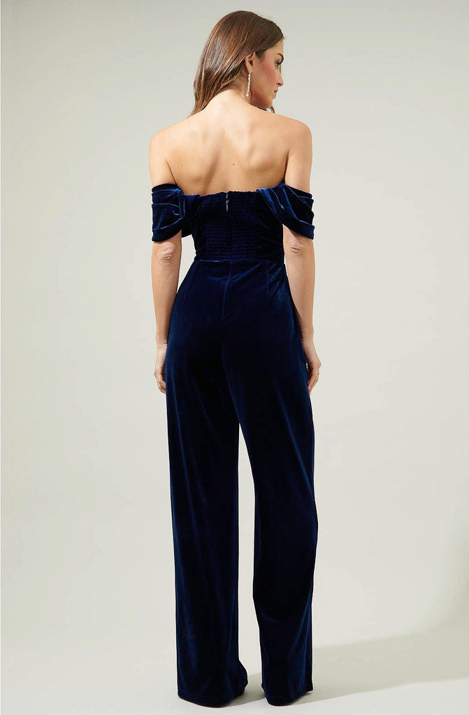 POWER OF LOVE VELVET JUMPSUIT