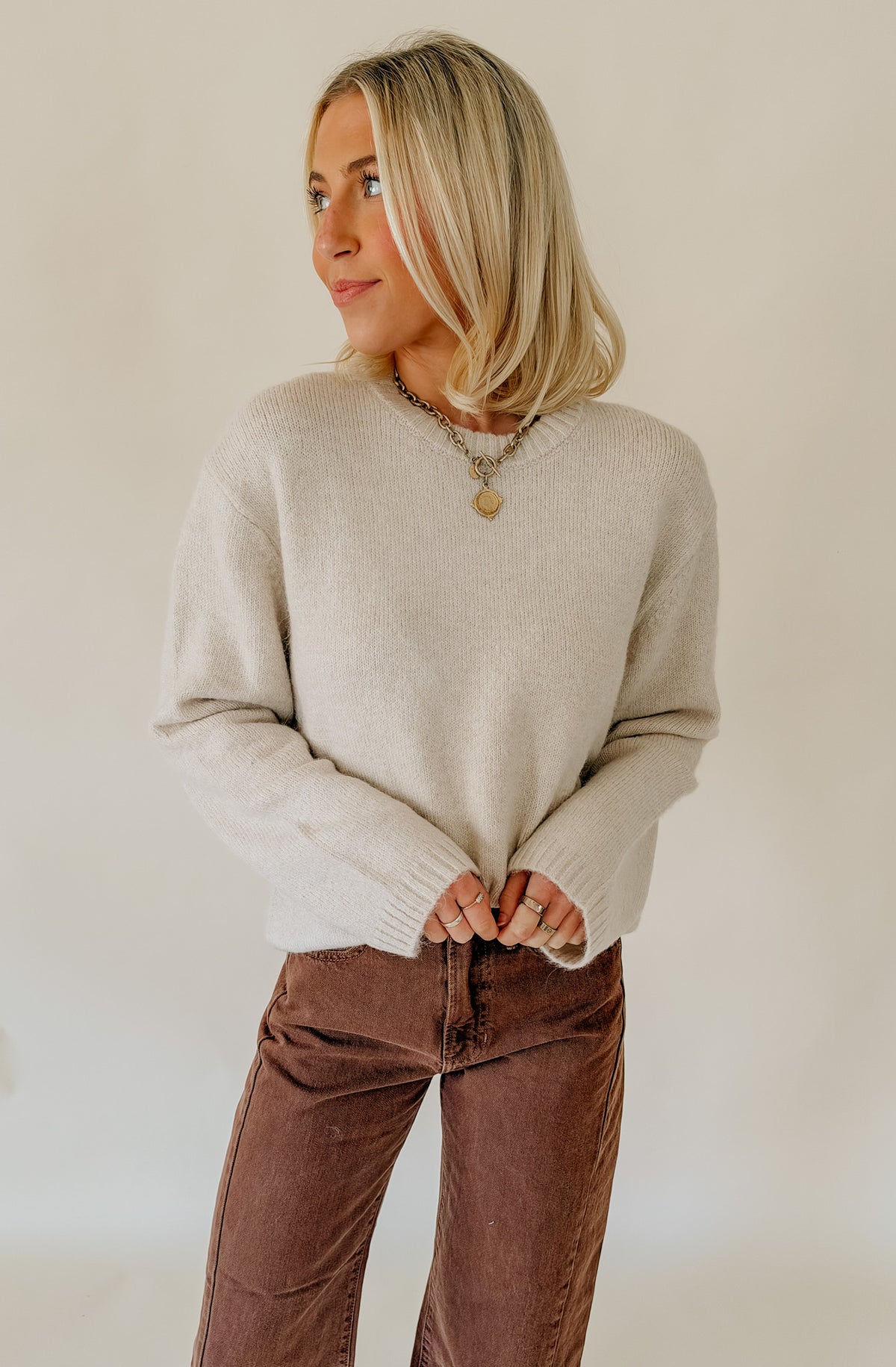 Z SUPPLY CHILL MODE CREW NECK SWEATER