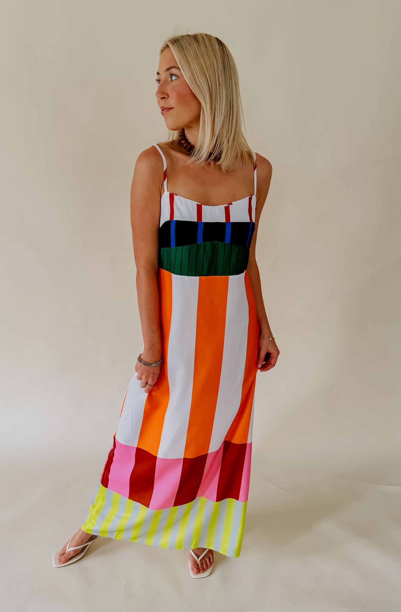 STRIPES FOR DAYS MAXI DRESS