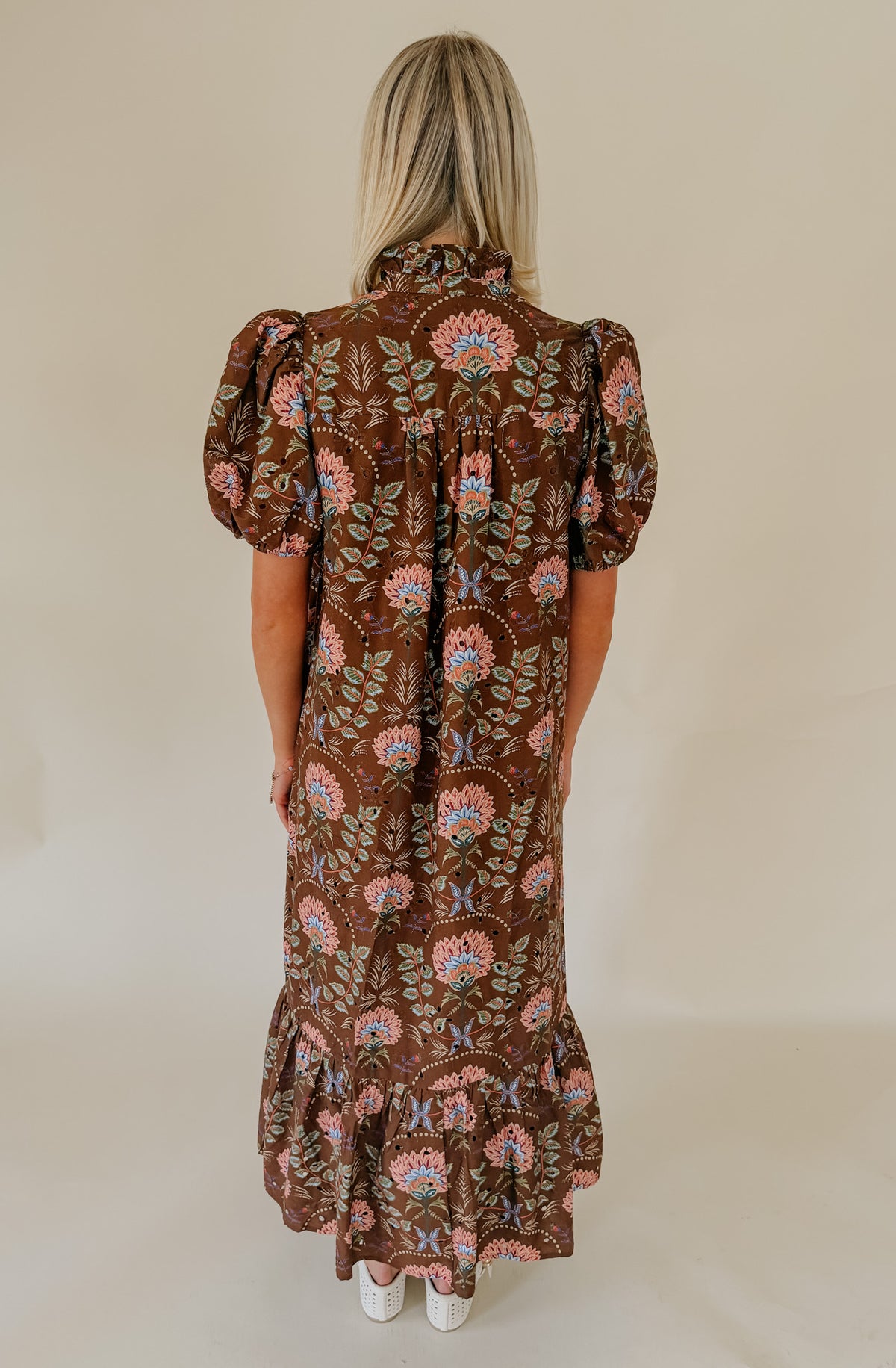 THE LORELEI SHIFT MIDI DRESS