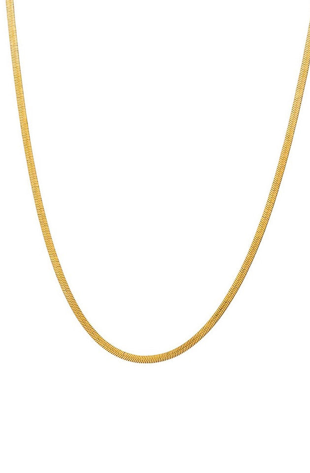 BRENDA GRANDS MICRO HERRINGBONE NECKLACE