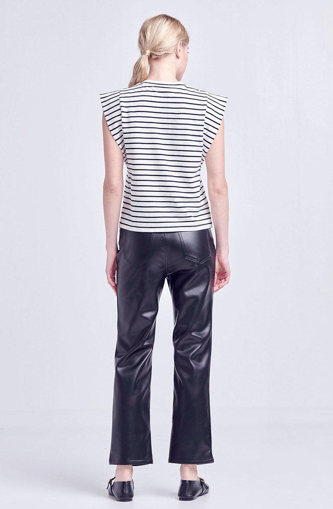 THE CLAIRE STRIPED TOP