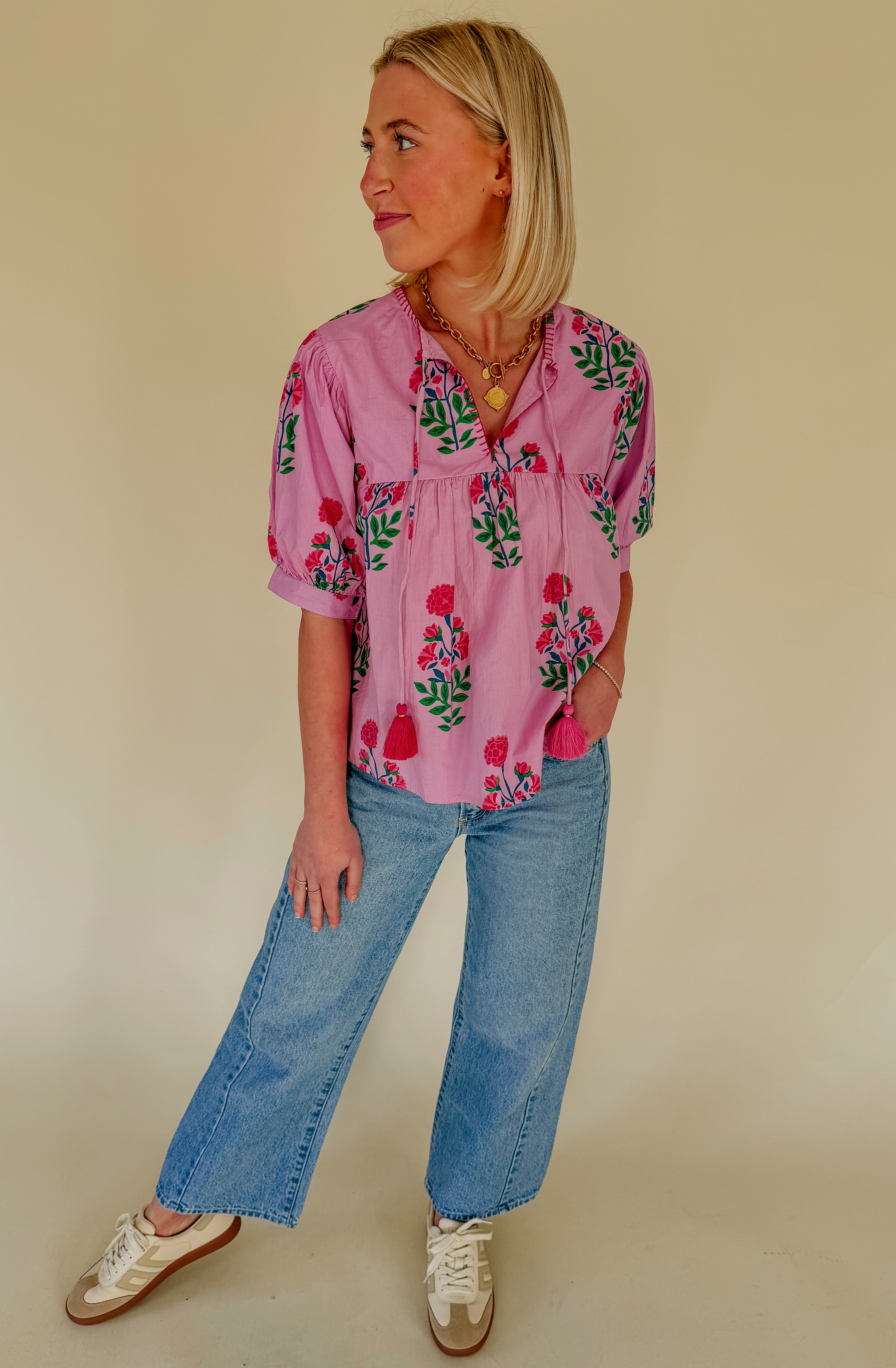 THE PRESLEY FLORAL BLOUSE