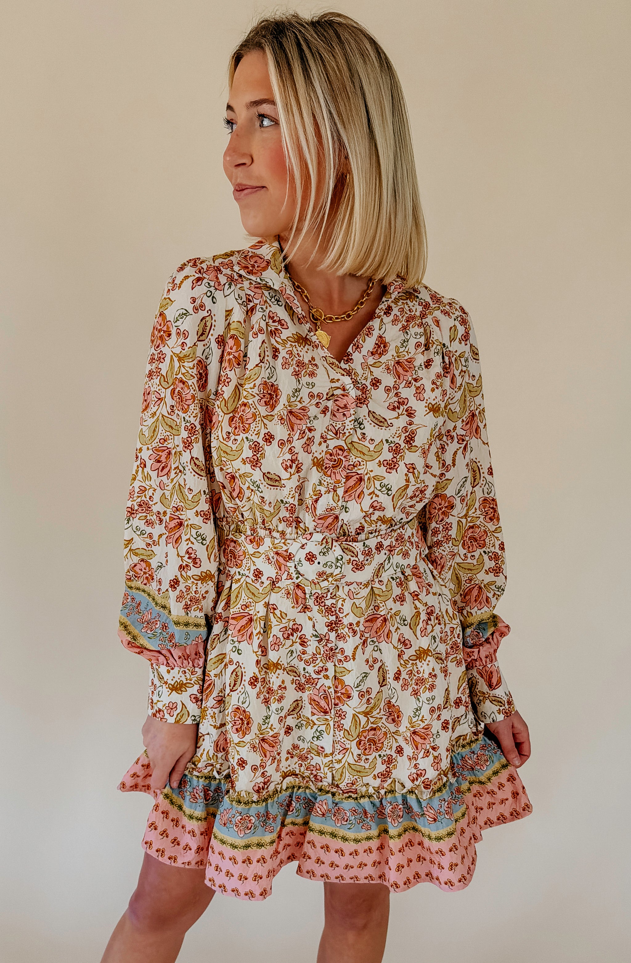 THE FINLEY BELTED DRESS