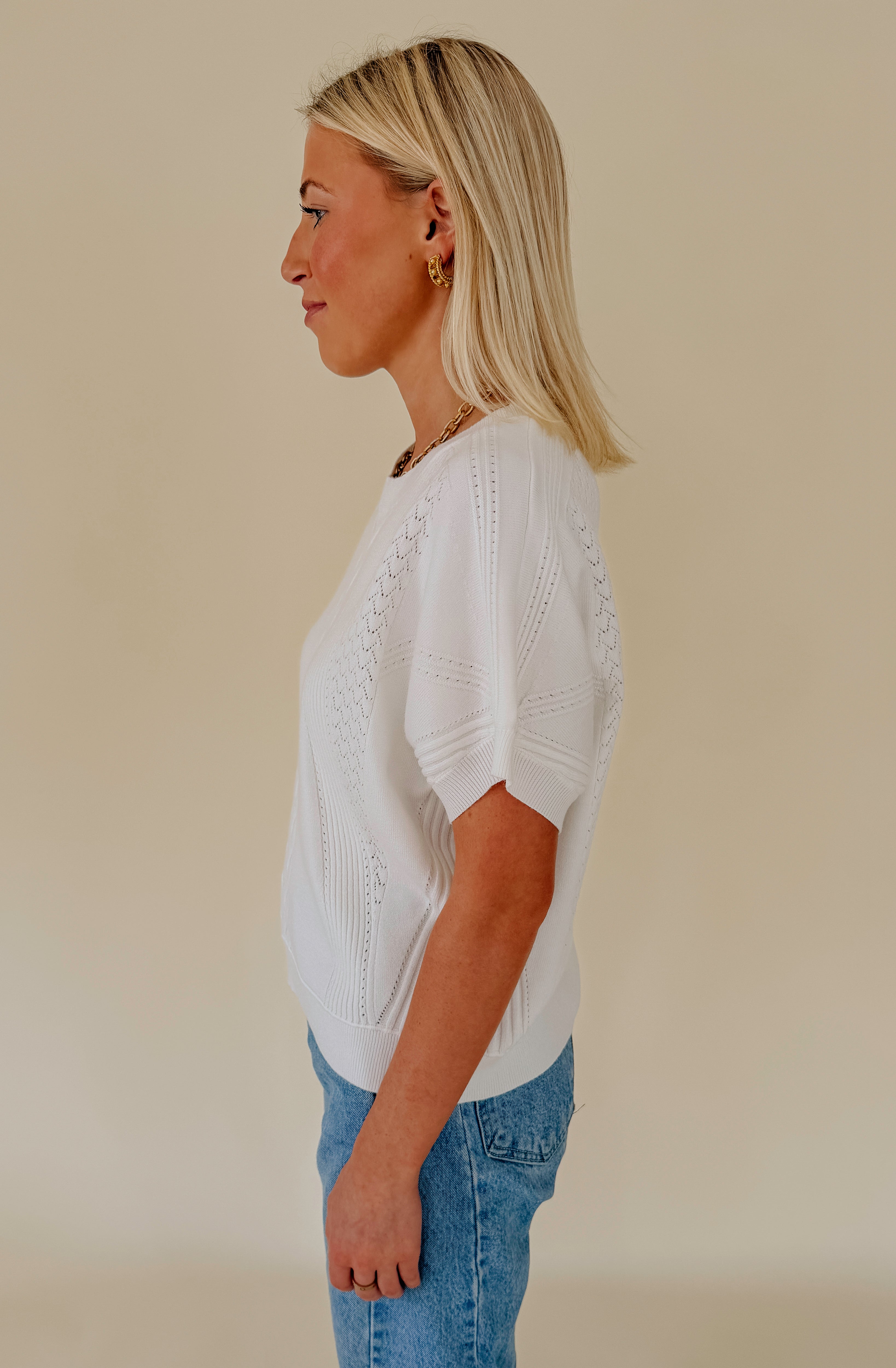 THE REMI LIGHT KNIT SWEATER TEE