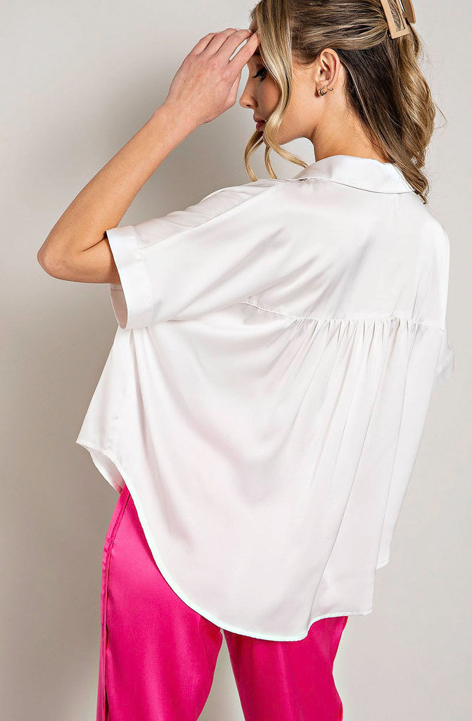 THE MAVEN BUTTONED BLOUSE