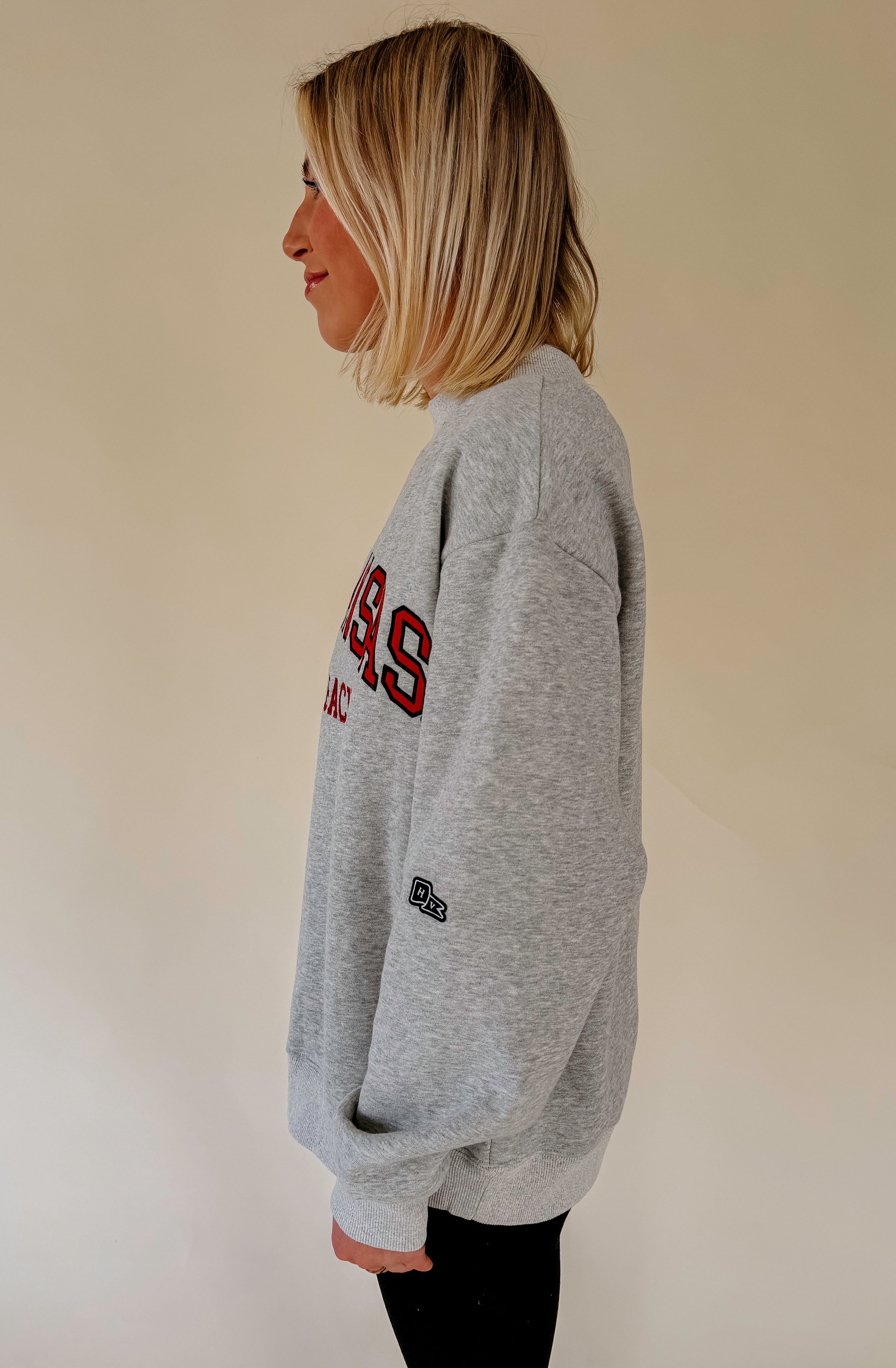 ARKANSAS RAZORBACKS MOCK NECK SWEATSHIRT