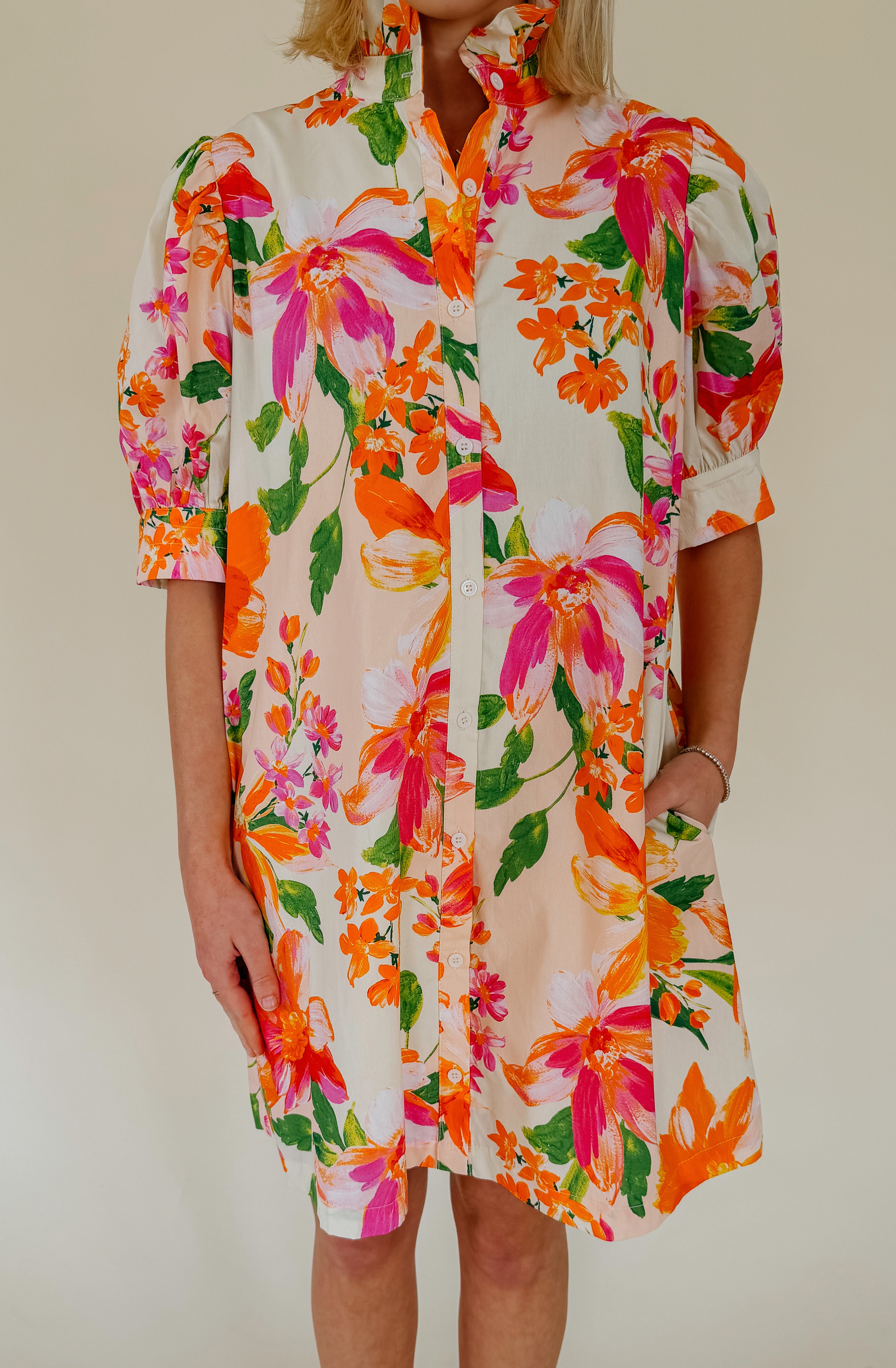 IN SEASON FLORAL SHIFT DRESS