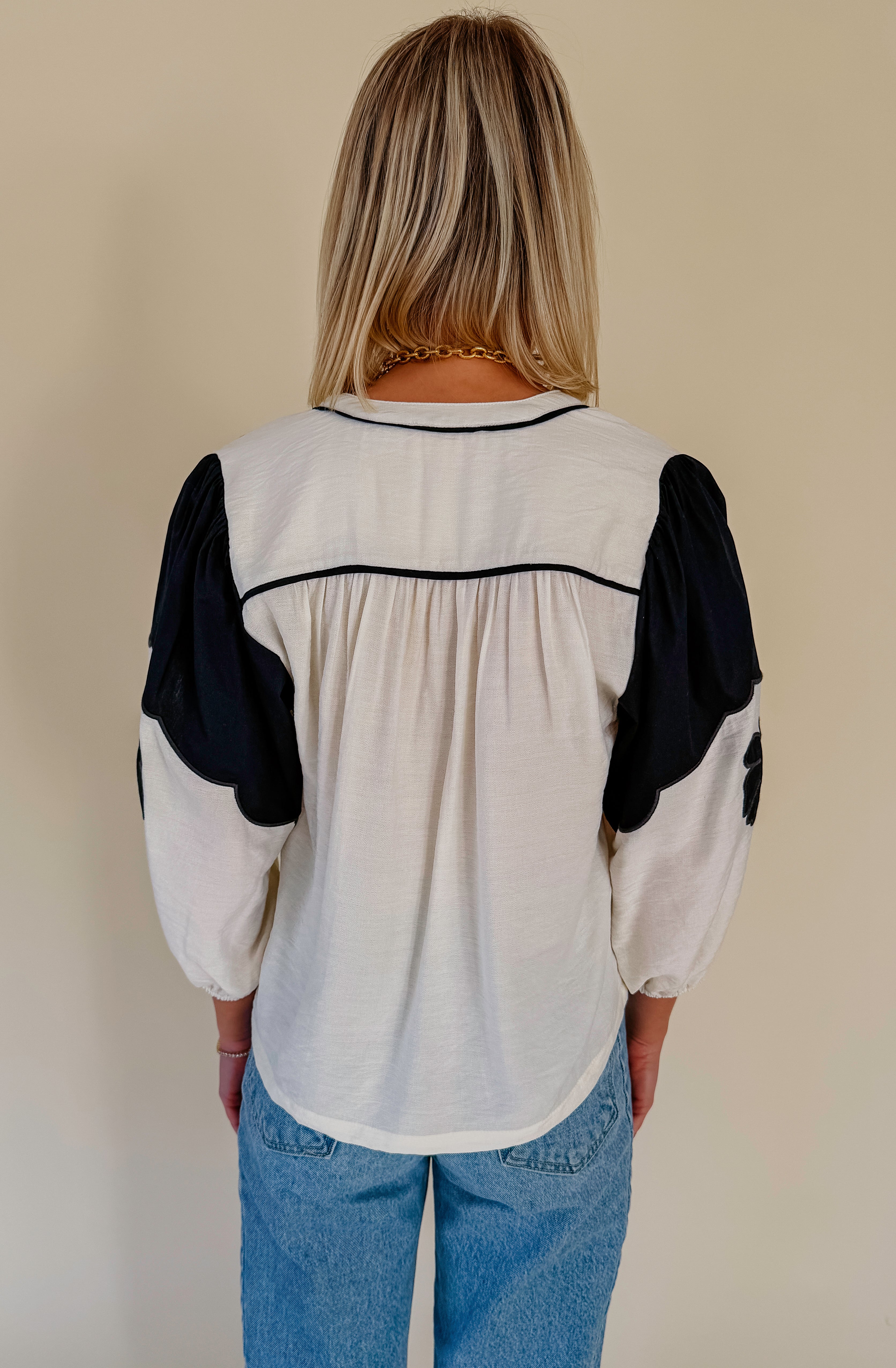 CHANGE OF SEASONS FLORAL BLOUSE