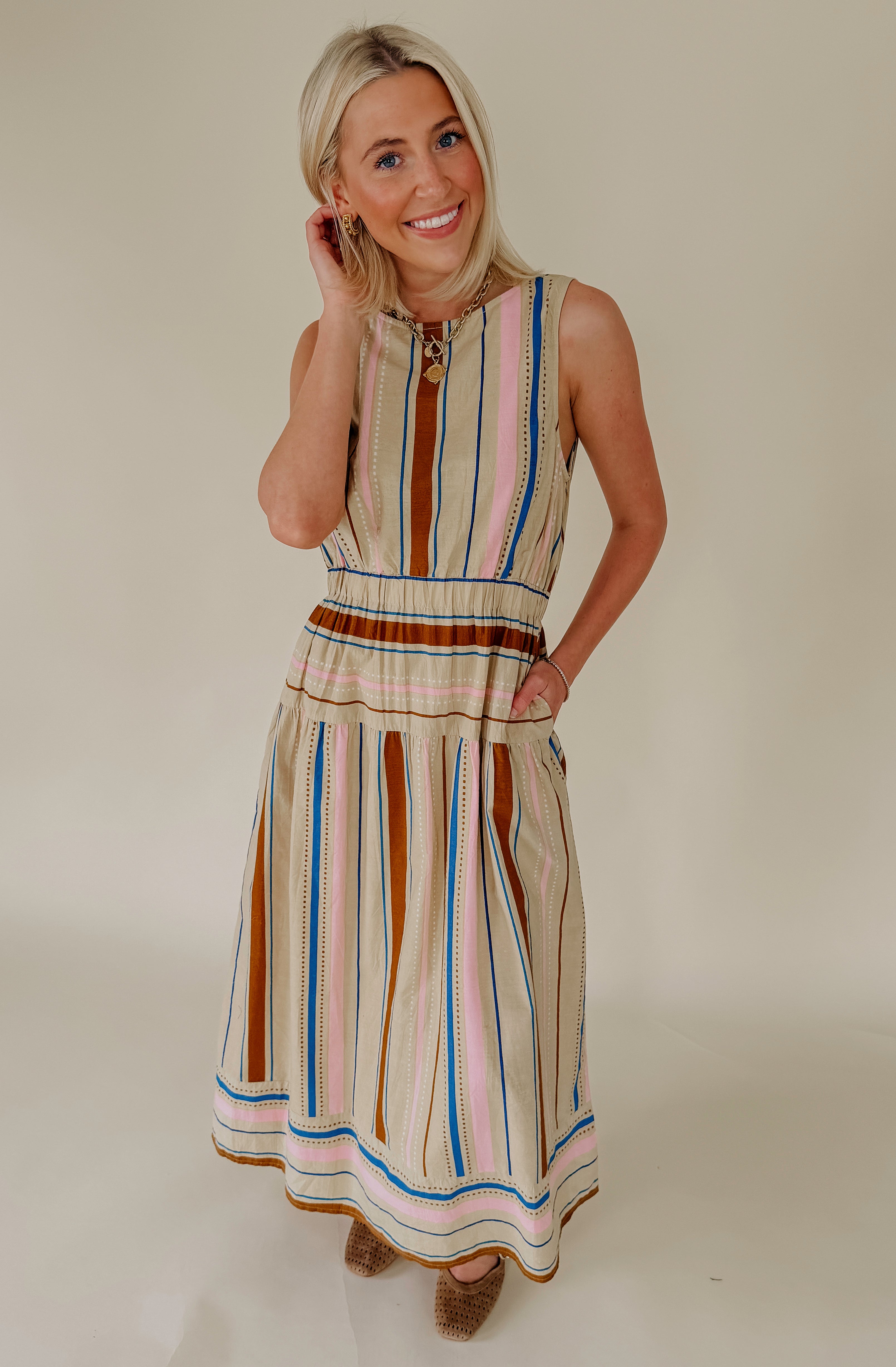 TAKE ME TO CAPRI MAXI DRESS