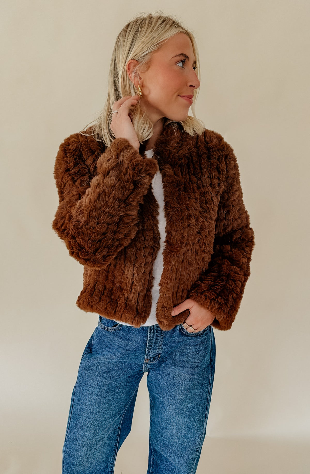 HEARTLOOM ALDEN FAUX FUR JACKET