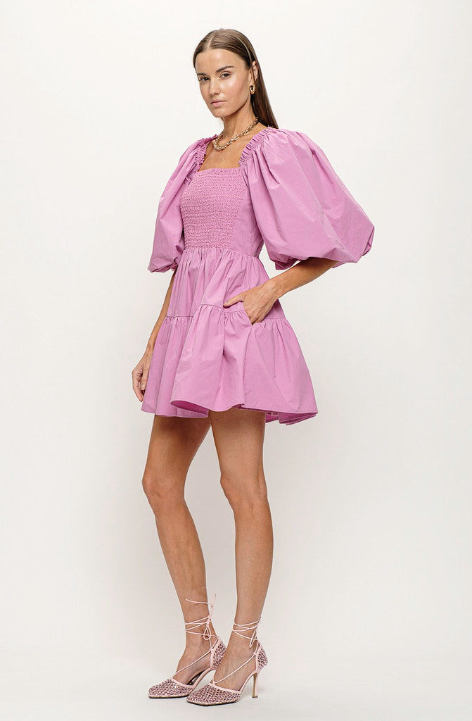 THE MADI PUFF SLEEVE DRESS