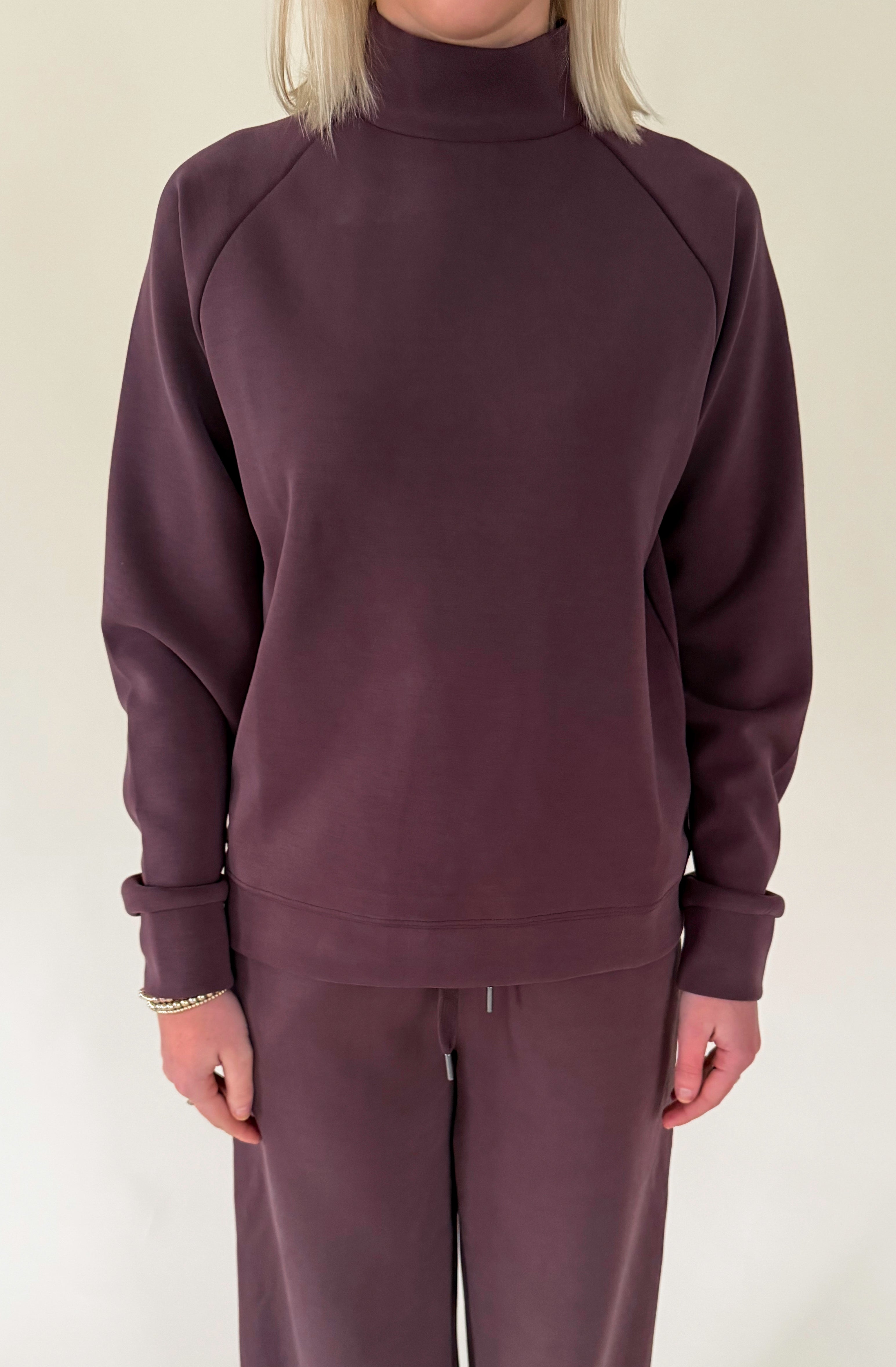 THREAD & SUPPLY KAI MOCK NECK PULLOVER