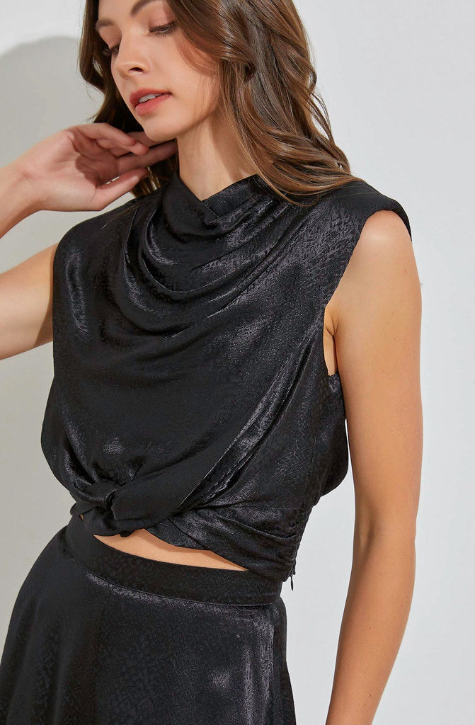 THE POPPY HIGH NECK BLOUSE