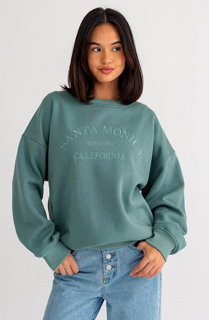 SANTA MONICA VINTAGE STYLE SWEATSHIRT