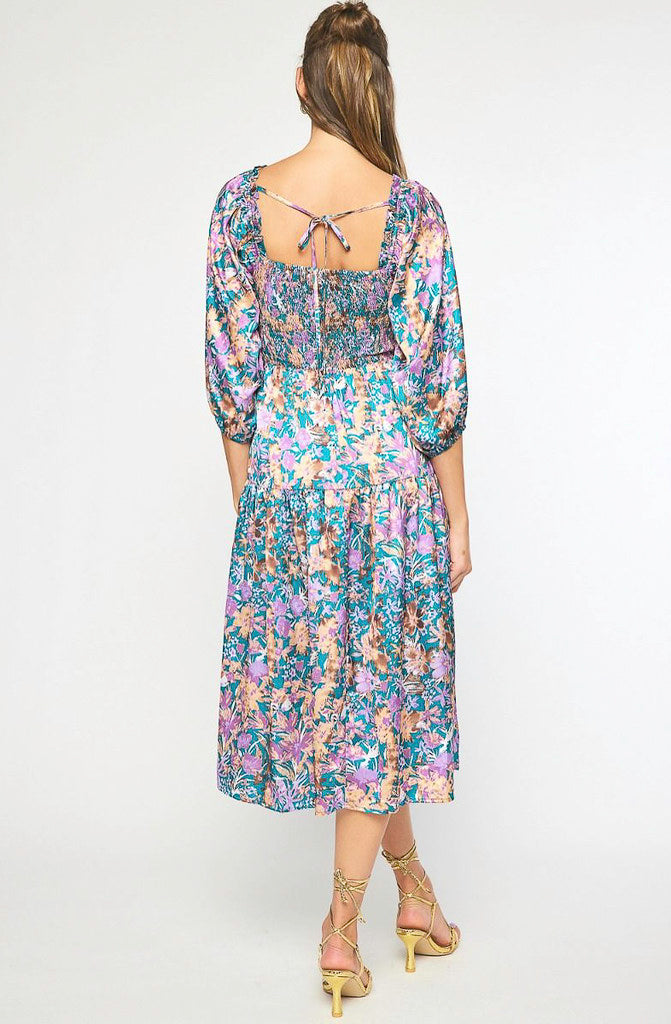 THE WHIT FLORAL MIDI