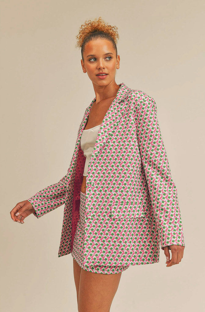 THE MARGOT PATTERNED BLAZER