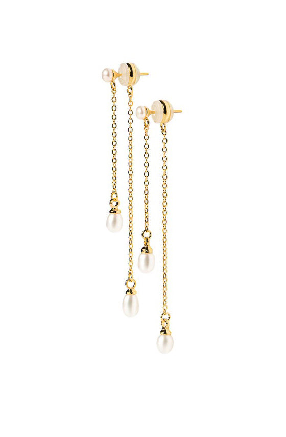 BRENDA GRANDS PEARL DROP EARRINGS