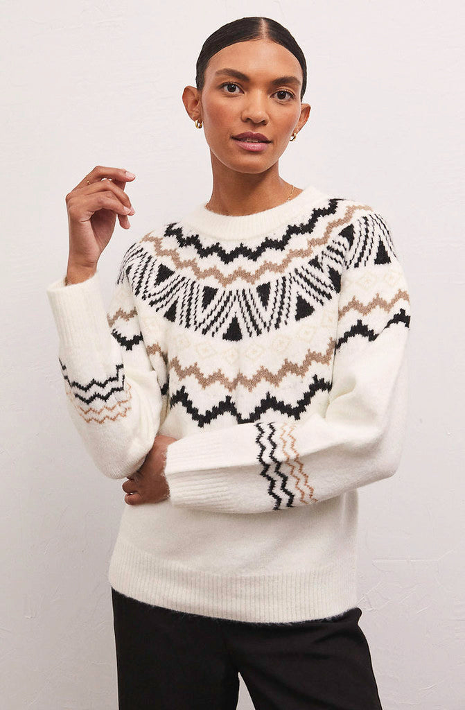 Z SUPPLY FINNLEY FAIRISLE SWEATER