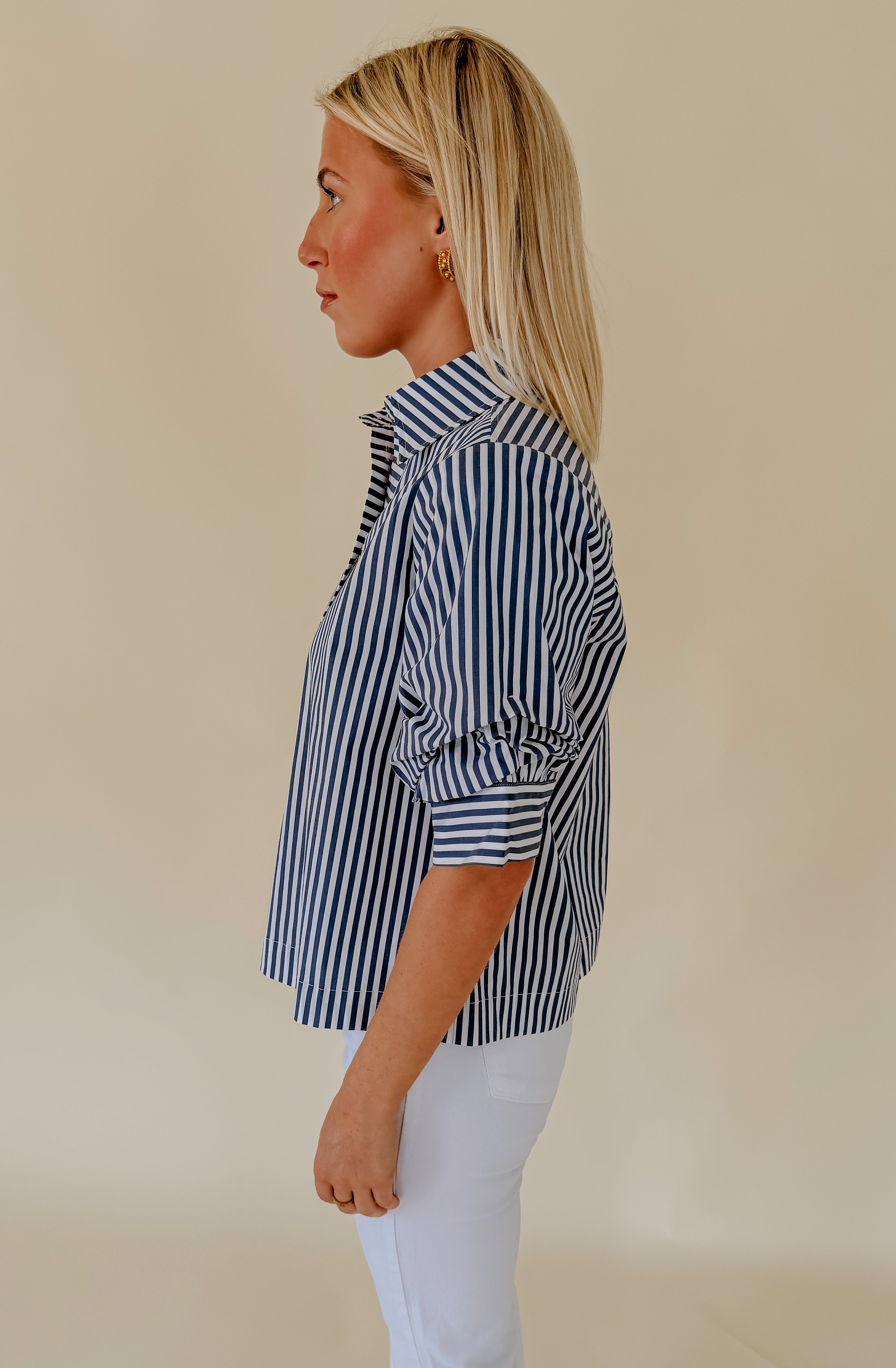 THE MAREN BUTTONED BLOUSE