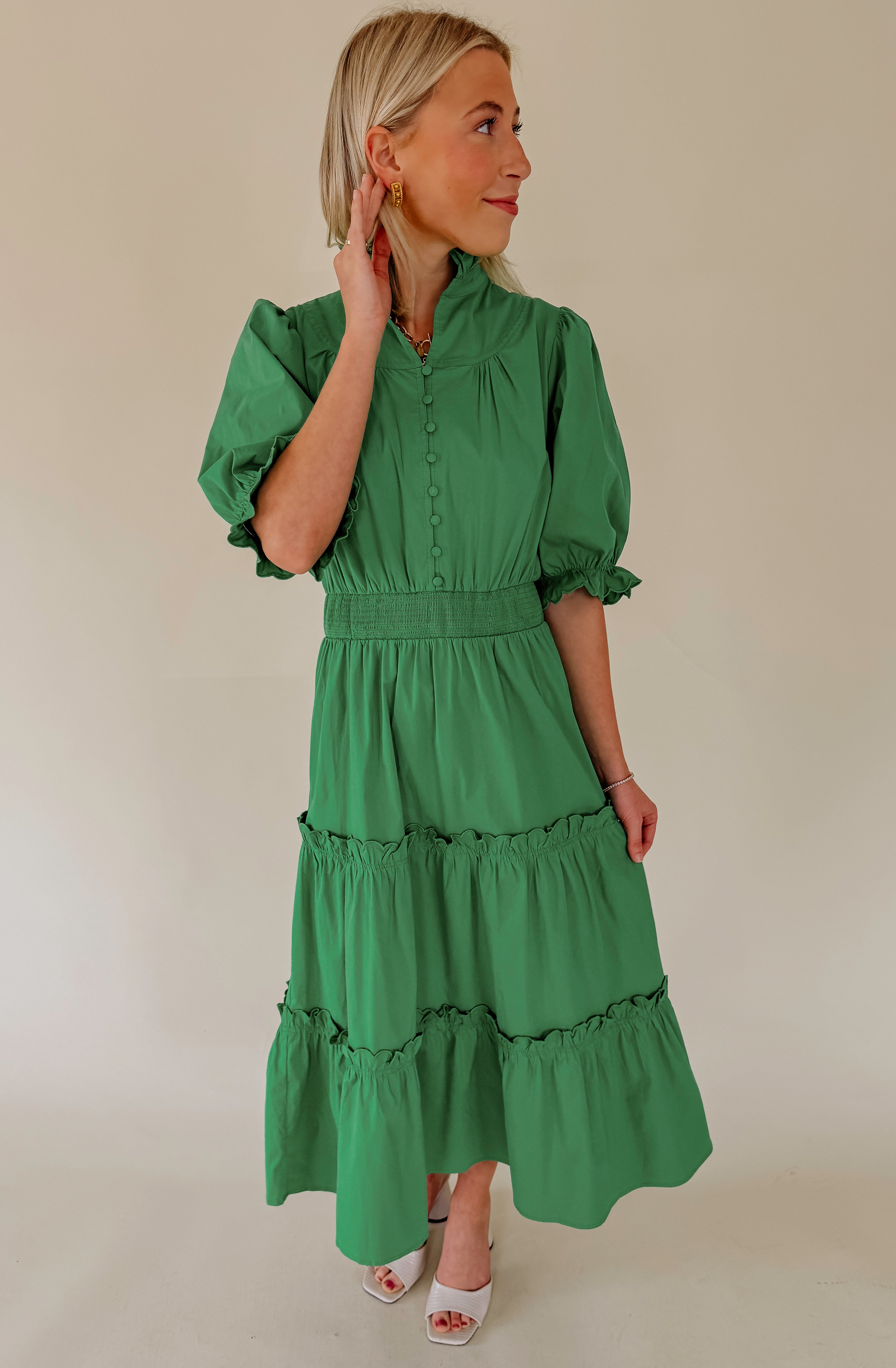 CALL YOU BACK MIDI DRESS