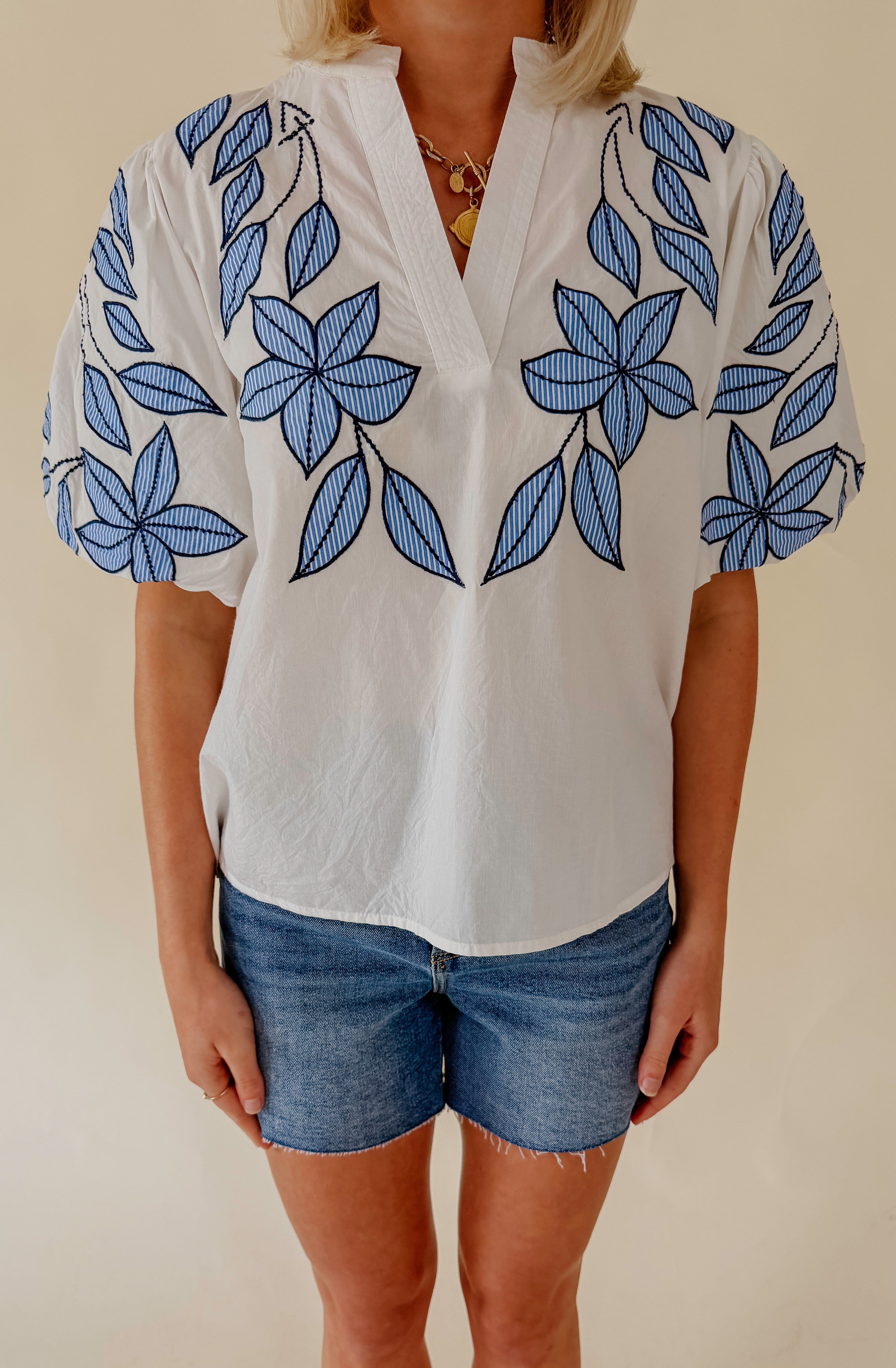 SUMMER DAYS FLORAL BLOUSE