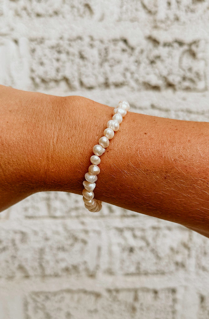 STACK CITY BEADZ CATANIA FRESH WATER PEARL BRACELET