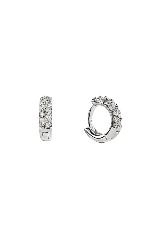 BRENDA GRANDS SILVER CRYSTAL HUGGIES