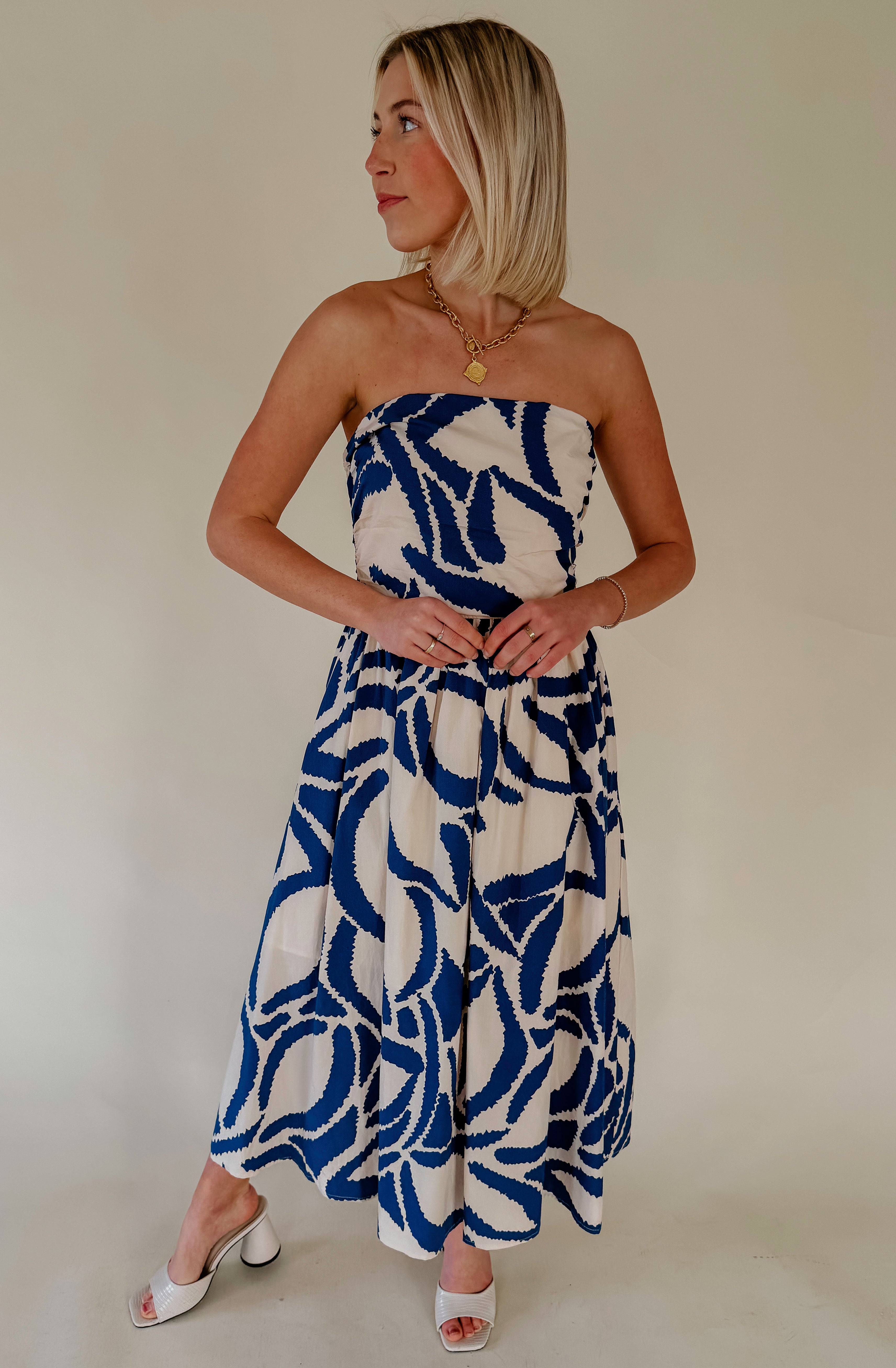 THE LYNN STRAPLESS MIDI