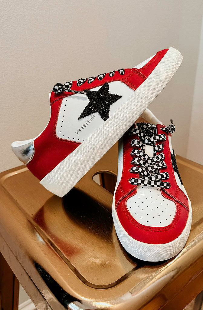 VINTAGE HAVANA REFLEX SNEAKER IN RED MULTI