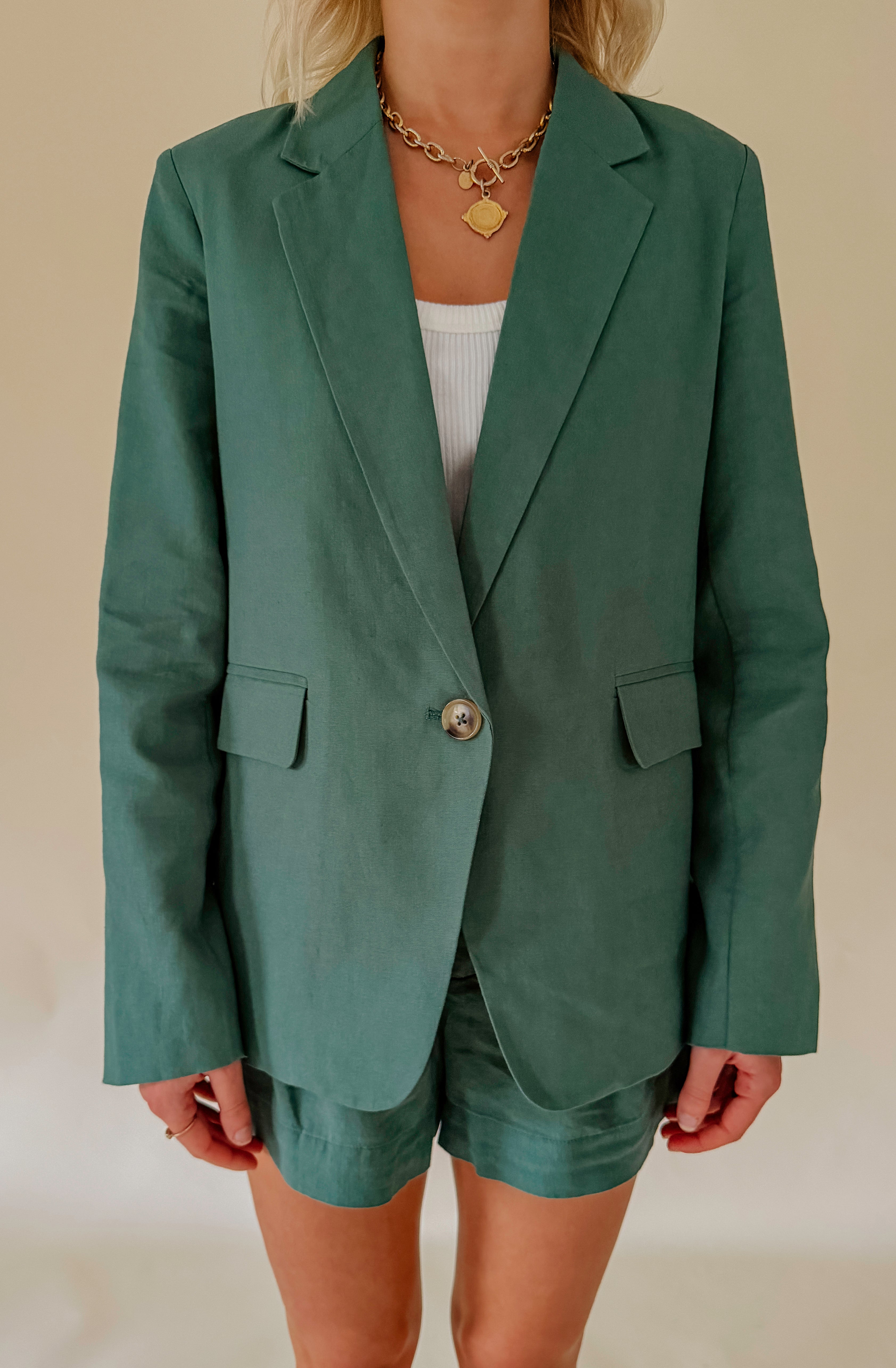 Z SUPPLY EVAN LINEN BLAZER