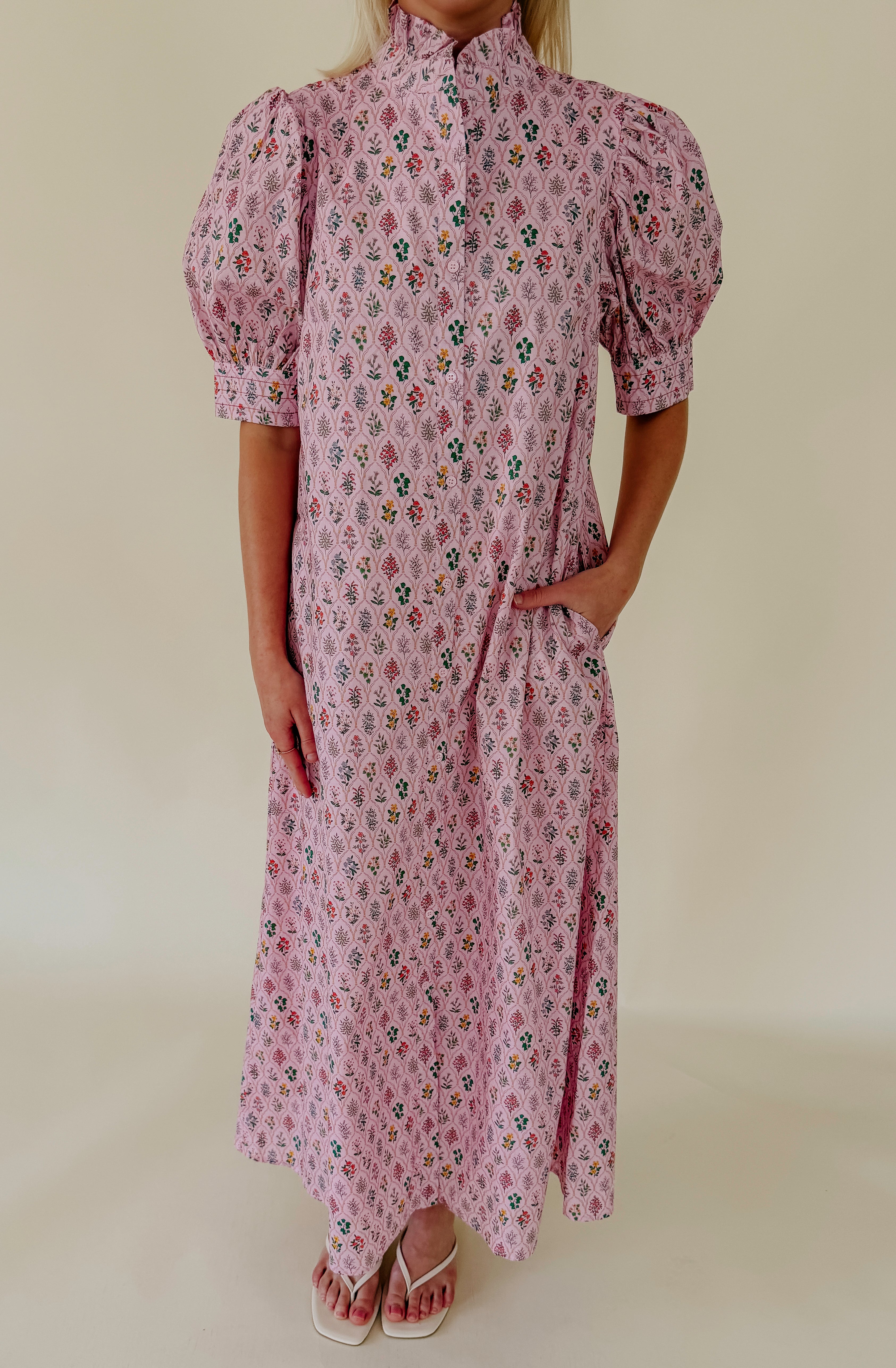BEAT THE HEAT SHIFT MIDI DRESS