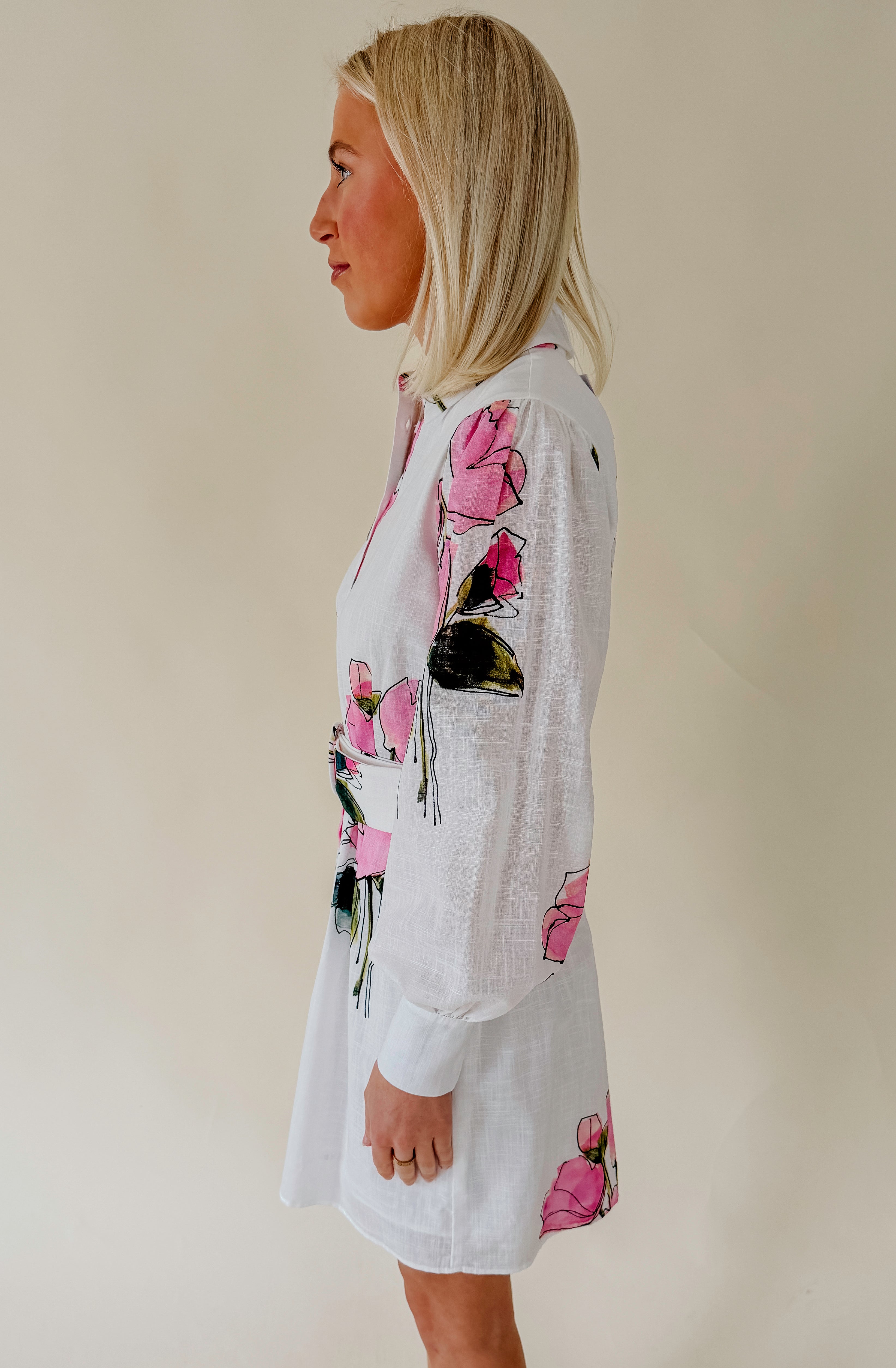 LAVENDER BROWN BAILEY DRESS